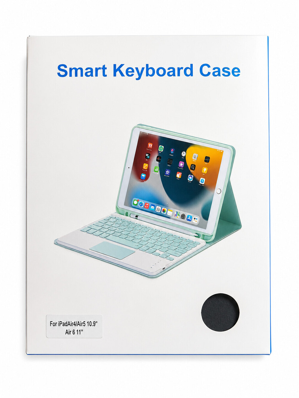 RoHS Smart Keyboard Case for iPad Air4/Air5 10.9" Air 6 11" Black